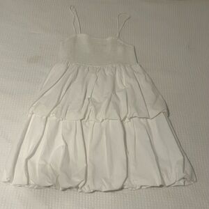 A New Day Ivory Smocked Top